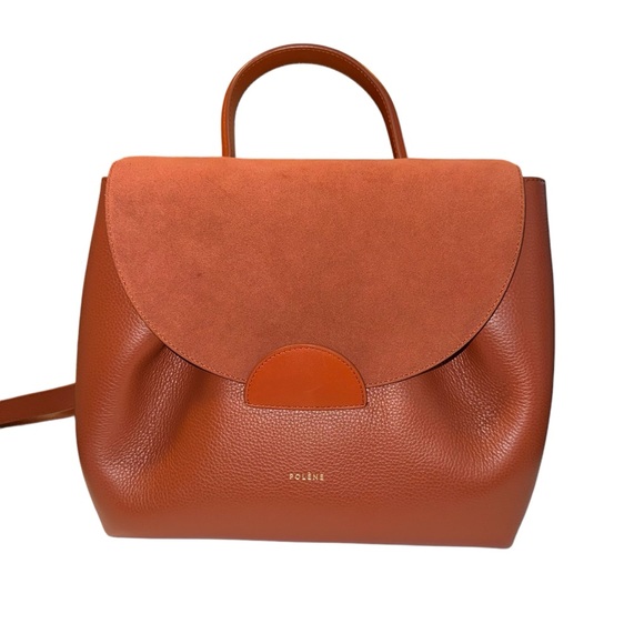 Polene Terracotta Leather Satchel - Picture 12 of 14